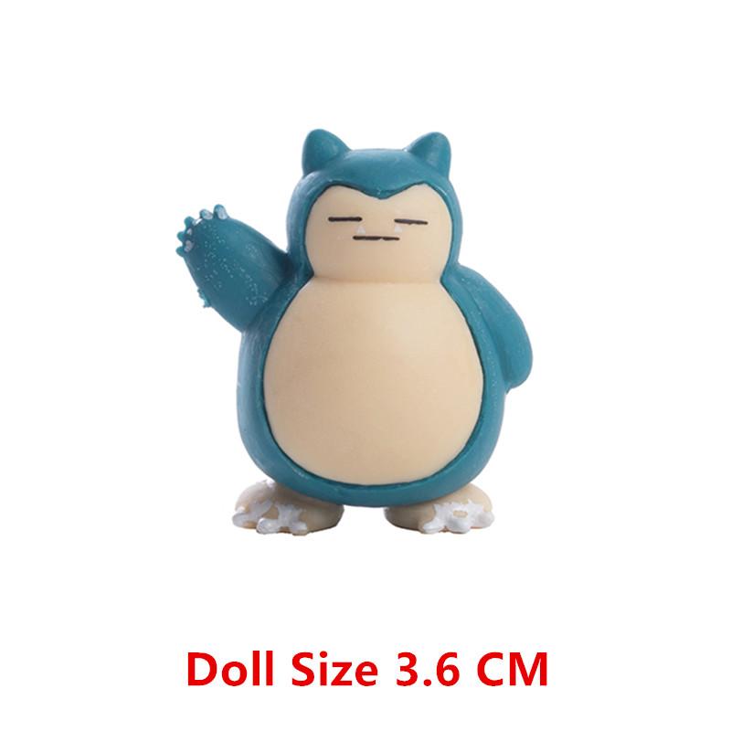 Toys Model Pokemon Anime Figure Pikachu Eevee Charizard Mewtwo Cartoons Figure Collection Pocket Monster Action Birthday Gi Kids