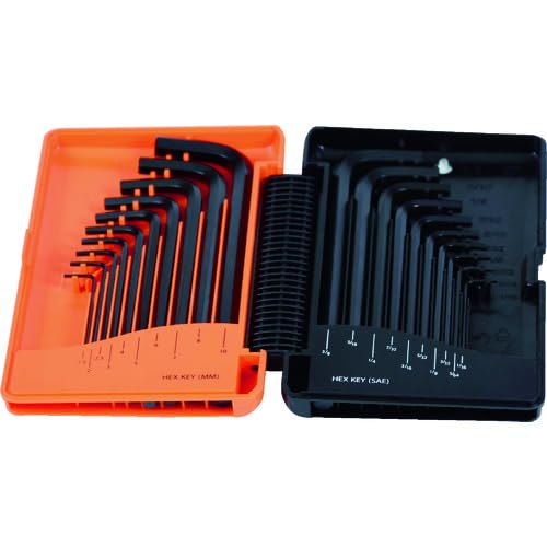 TRUSCO Hex Wrench (Standard Type) Set of 10 Mm and 10 Inches TRRI20S