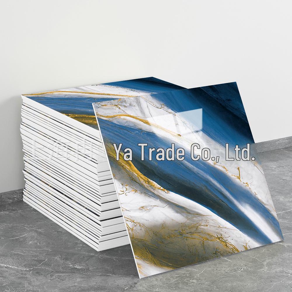 Fliesenimitat 3D Wandaufkleber: Selbstklebende Aluminium-Kunststoff-Paneele für Badezimmer- und Küchenrenovierung.