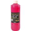 Fabric Paint - Creotime - Neon - 500 Ml - Pink - Mixed