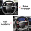 For Alfa Romeo Junior Hybrid Lancia Ypsilon MHEV 2024 2025 Car Steering Wheel Shift Paddle DSG Extension Stickers Accessories