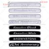 Land Cruiser 60th Anniversary Metal Emblem Executive White Car Badge
