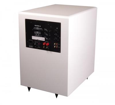 Acoustique Quality PONTOS W Subwoofer actif pour système home cinéma ou stéréo / laque blanche HIGH GLOSS, Acoustique Quality