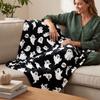 Flannel Blanket with Halloween Print - 100130, Soft Cozy Throw for Couch or Bed