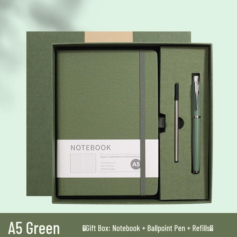 Wysokiej jakości, spersonalizowany notes A5 z gumką do biznesu i biura