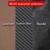4PCS For BMW X1 X3 X5 X6 X7 F48 F39 G01 G02 G05 F16 Leather Carbon Fiber Sticker Door Anti Kick Cover Protection Mat