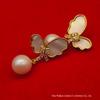 Exquisite Korean Butterfly & Pearl Zircon Stud Earrings – Versatile Fashion Accessory
