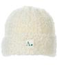 THE-ABON Soft Curly Beanie Sky Blue