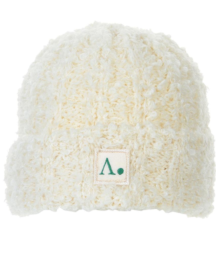 THE-ABON Soft Curly Beanie Sky Blue