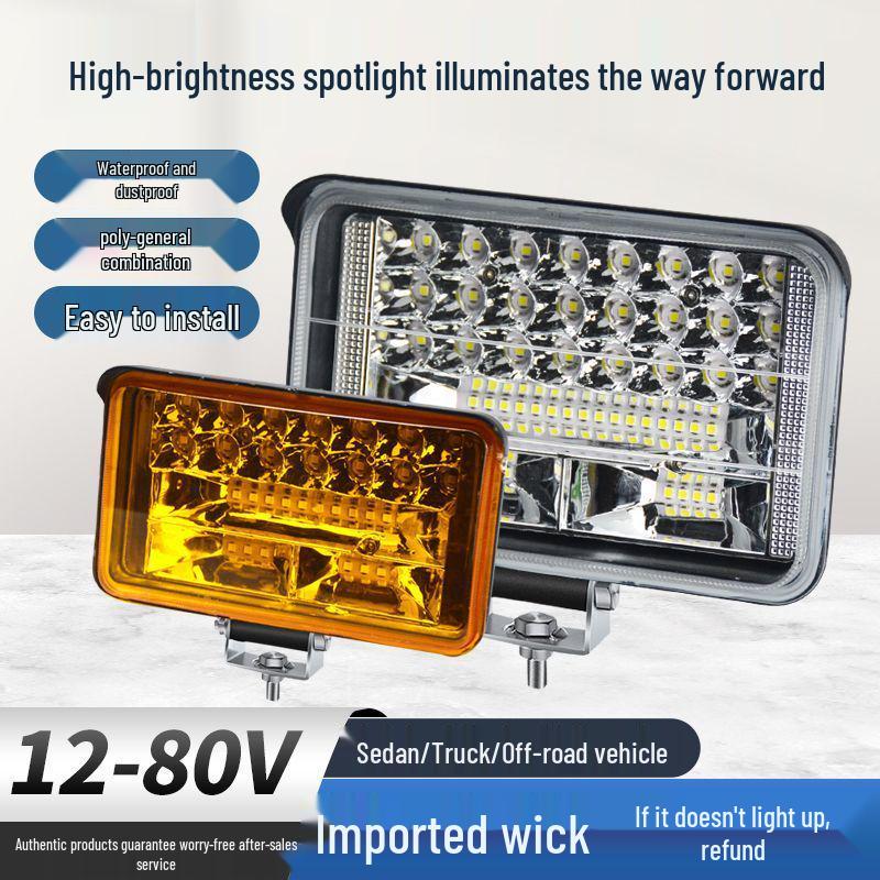 Univerzální vodotěsné LED světlo pro vozidla 12V-80V, nákladní automobily, tříkolky a motocykly