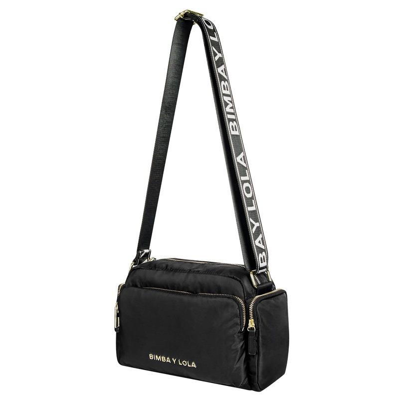 Lady Messenger Bag Large Capacity Nylon Cloth Outdoor Casual Shoulder Bag Fashion Letter Wide Shoulder Strap Adjustable Bag