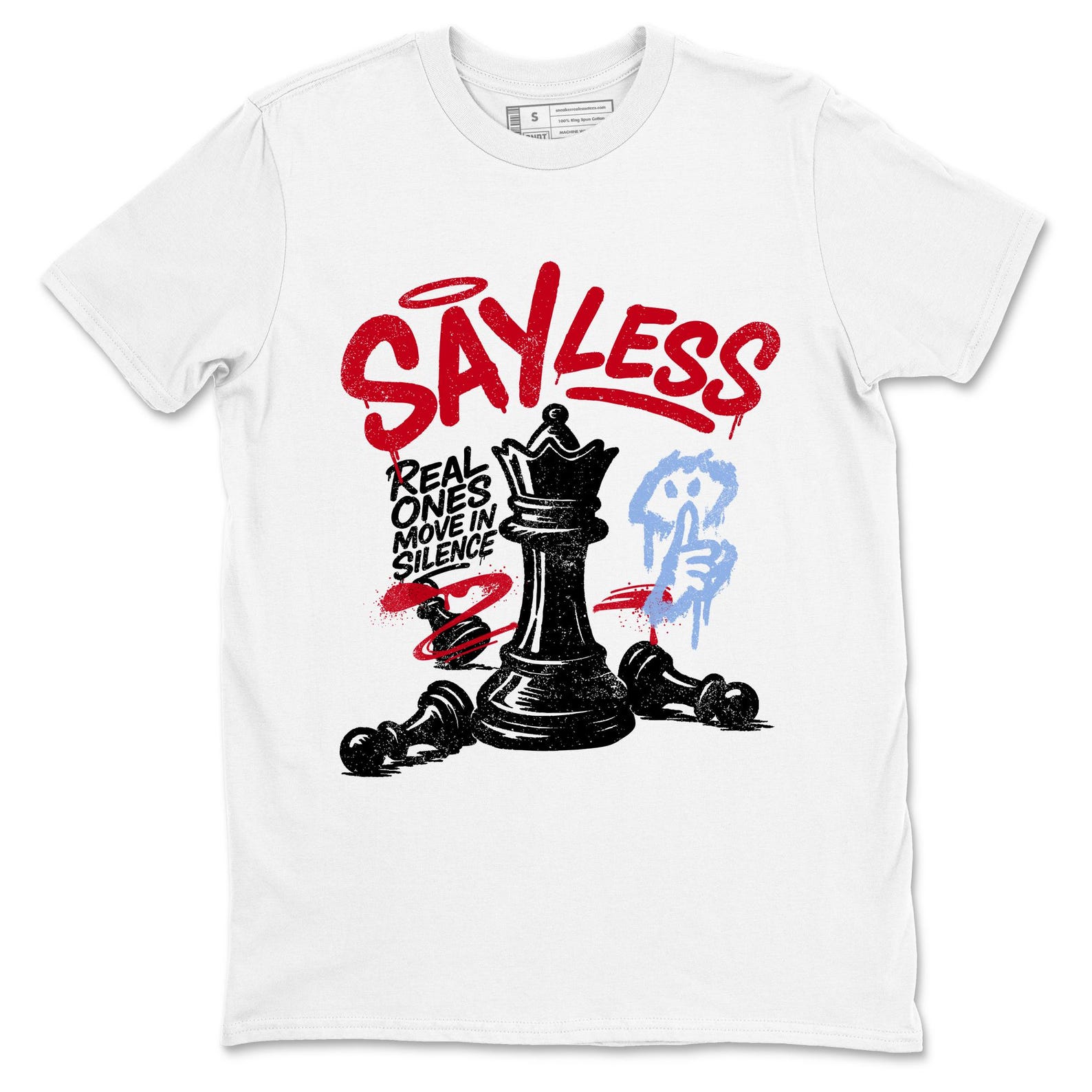 Say Less graphic tee. Streetwear graphic T-Shirt. Matching 5s Fire Red 4XL