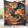 Charizard Charmander Pokemon Flannel Blanket,Ultra Soft Warm Plush Throw for Home Bedroom Bed Sofa Cover Office Camping Picnic