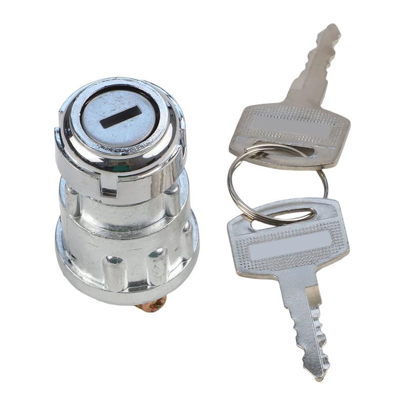 

Motorcycle Starter Switch Key Boat 12V 3 Position Ignition Scooter Motorcycle Ignition Starter Switch Lock With 2 Key Cover Case