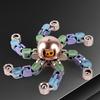 Transformovatelný Fidget Spinner Přenosná Úleva od Stresu Deformace Mechanické Rameno Gyroskop na Prst Řetěz Robot Spinner Senzorická Hračka