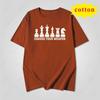 Fun Chess Chess Piece Printed Short Sleeve Tshirt Choose Your Chess Player Loose Tshirt