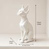 3D‑Printed Hairless Cat Figurine, Animal Sculpture Collectible, Ornament for Desk, Bookshelf and Living‑Room Shelf, Home Decor G