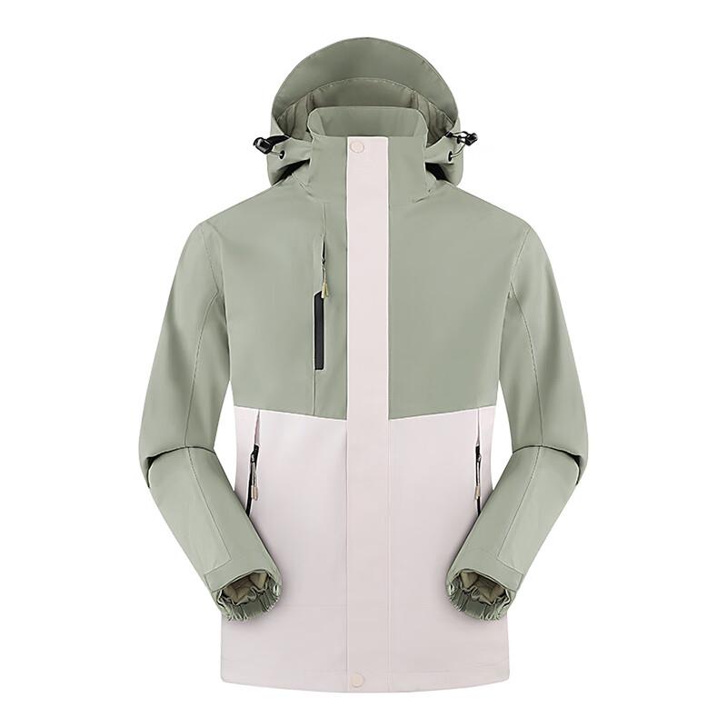 Unisex 3-in-1 Fleece Lined Winter Windbreaker