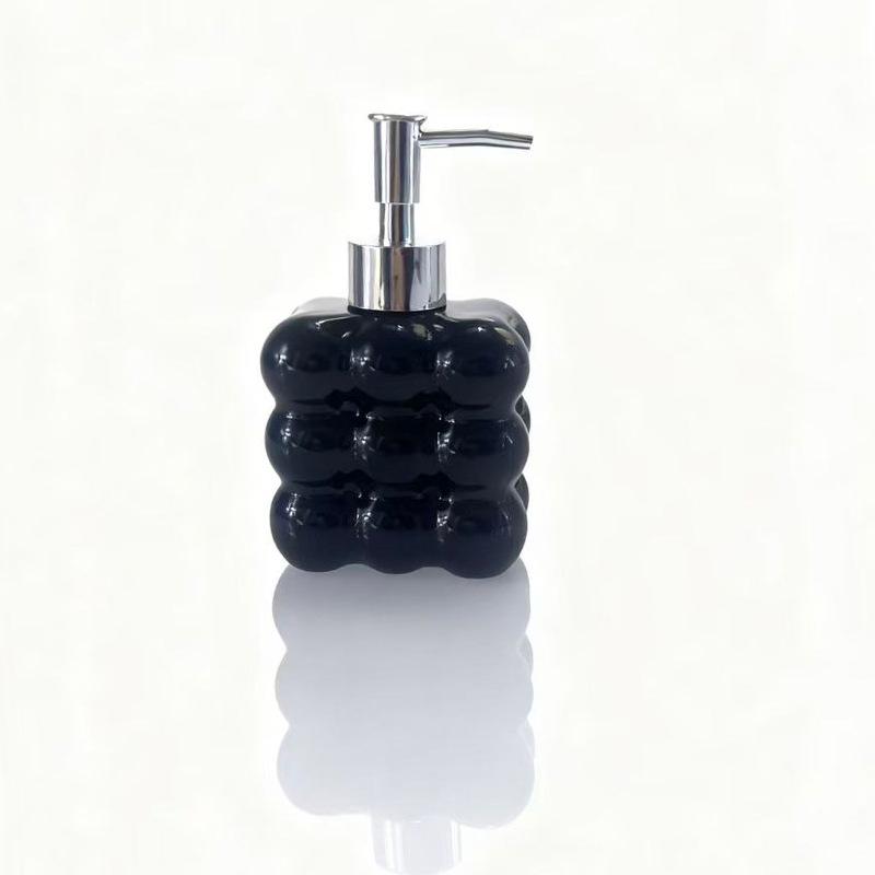 

320ml Light Luxury Press Lotion Bottle for Bathroom Shampoo & Shower Gel