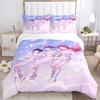 3pcs K-pop Girls Home Bedding Set-Universal Three-Piece Suit for Bedroom, Guest Room, Living Room, Hotel Decorations, Festive Gift, Suitable