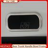 Stainless Steel Car Rear Trunk Door Handle Bowl Frame Decoration Sticker Cover Trim for Toyota CHR C-HR 2016 - 