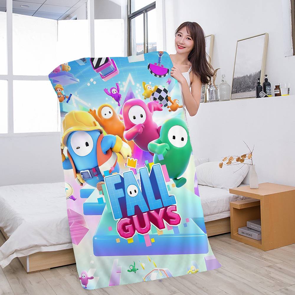 

F-Fall G-Guys Game Big Microfiber Beach Towels Quick Dry Towel Sand Beach Towels Pool Towel for Travel Swim Pool Yoga W40*H60(CM)