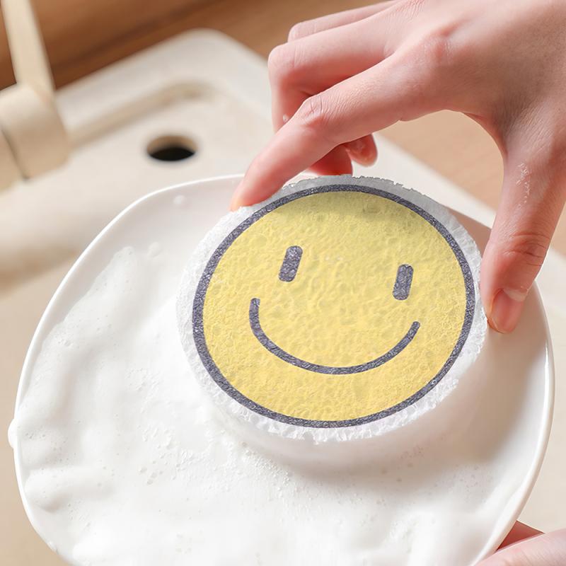 Smile Daisy Washcloth 1 Set Plant-Based Biodegradable Washcloth