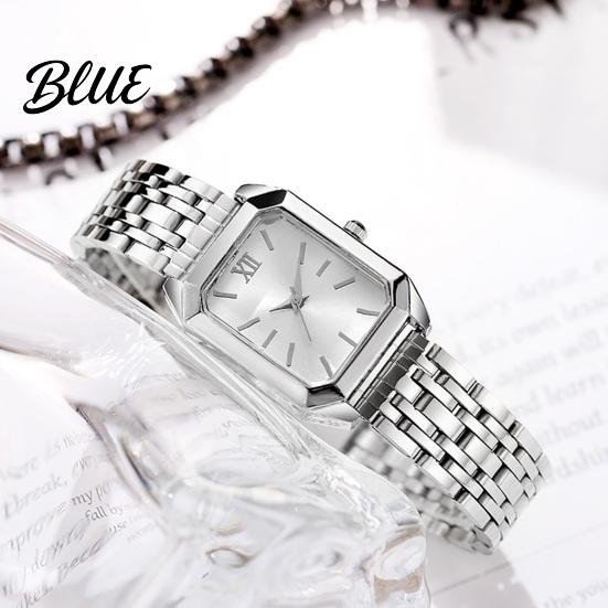 Gold Plated Watch for Women Ladies Light Luxury Style Square