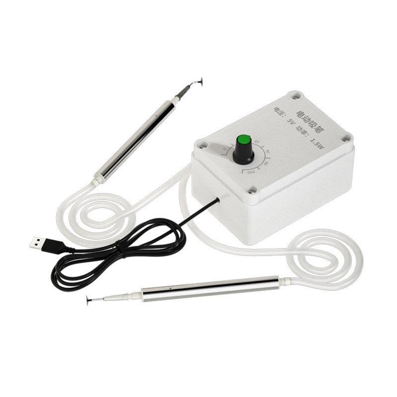 USB Electric Adjustable Vacuum Suction Pen Portable Powerful Disassembly Tool with Silicone Suction Cup for Electronics