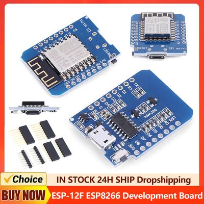 ESP-12F ESP8266 Expansion Board D1 Mini Nodemcu Lua Wifi Development Board for Arduino Compatible with WeMos D1 Mini
