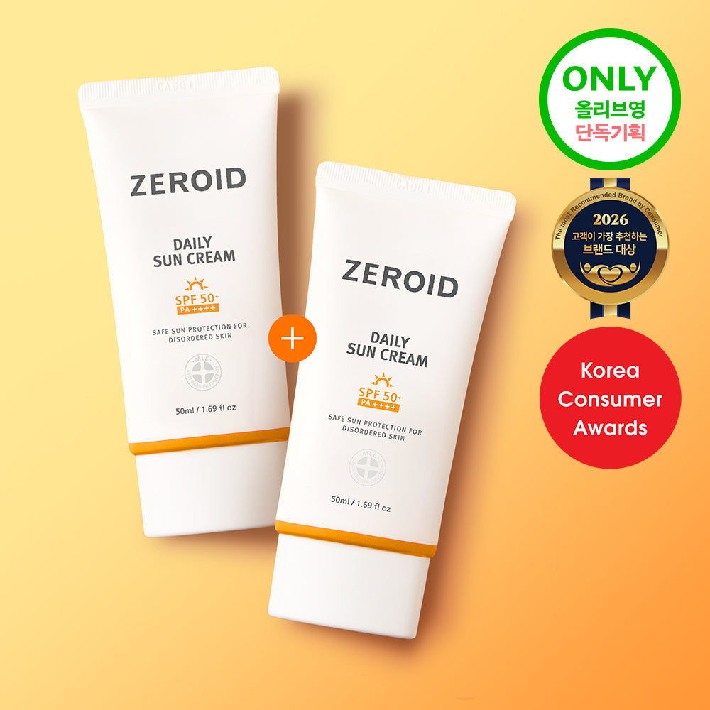 ZEROID Daily Sunscreen 50ml+50ml