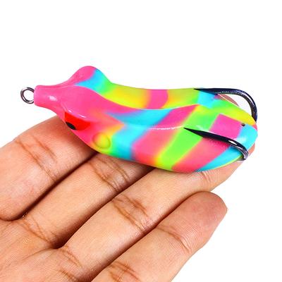 Frog Silikonová měkká návnada Rybářské návnady 7CM-13G Frog Squid Thunder Jig Spoon Trolls Měkká návnada Mořské rybářské potřeby