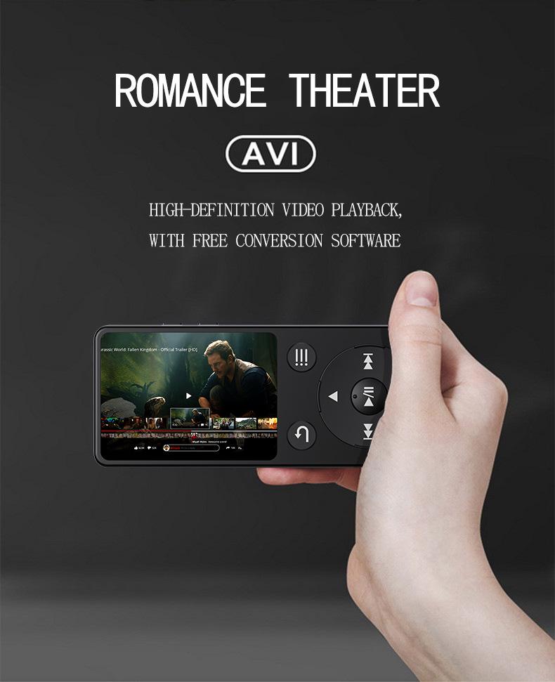 2026 Bluetooth 5.3 MP3 Player: Music, Recording, E-book, Radio