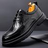 Men's Shoes Autumn New Men's Leather Shoes One-pedal Slip Casual Shoes Business Dress Leather Shoes Men's