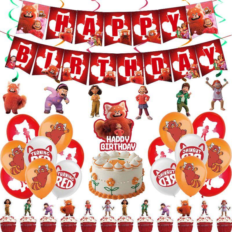 Colorful Turning Red Party Decorations For A Fun-filled Celebration