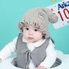 Newborn Kids Baby Boys Girls Long Tail Pom Hat Winter Warm Knit Beanie Cap