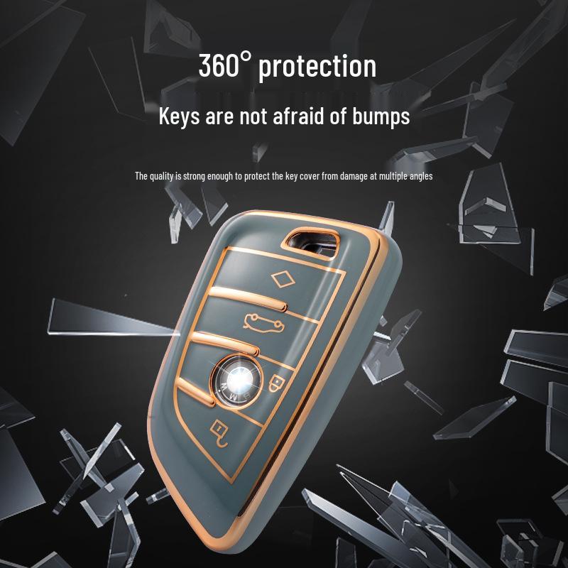 BMW Car Key Protective Cover for 3, 5, 7 Series, X1, X4, X6 Blade Keys