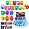 Cake Balloon Game Cupcake Topper Banner Birthday Party Supplies Decor