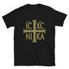 ICXC NIKA Kreuz Christogramm Orthodox Östlich Christlich T-Shirt. 100% Baumwolle Kurzarm Rundhals Freizeit-T-Shirts Neue Größen S-3XL