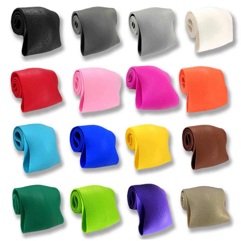 Car Universal Silicone Steering Wheel Elastic Glove Cover Texture Soft Multi Color Auto Decoration DIY Covers Accessories