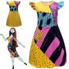 Enchanting Nightmare Before Christmas Sally Dress Costume For Girls Soft And Durable