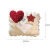 New Cute Cartoon Red Hearts Car Tissue Box Hanging Paper Holder for Car Back Seat Headrest Armrest Paper Organizer Storage