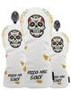 Golf Fairway and UT Mexico Single Headcover, Driver, 460cc, 440cc, Wood, Wood, Utility, Cover, Skull, Cover, White/Black (White, Driver)