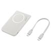 Powerbank Wireless Samsung 5000mAh USB-C Qi2 Magsafe 25W con Cavo USB-C - Grigio