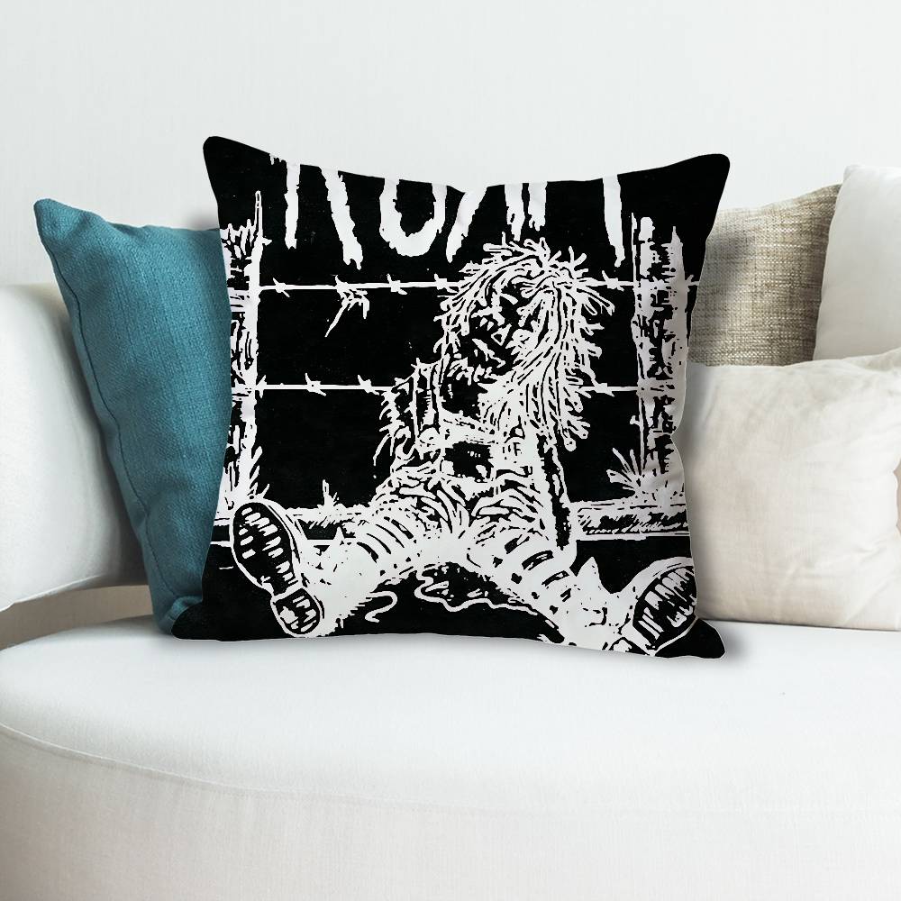 KKorn Band Requiem Pillow Cases for Bedroom Living Room Sofa Home Decor Polyester Cushion Cover with Zipper