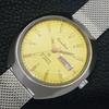 AUTOMATIC VINTAGE HMT KANCHAN INDIAN 6501 MENS GOLDEN COLOR DIAL WATCH a703262-1