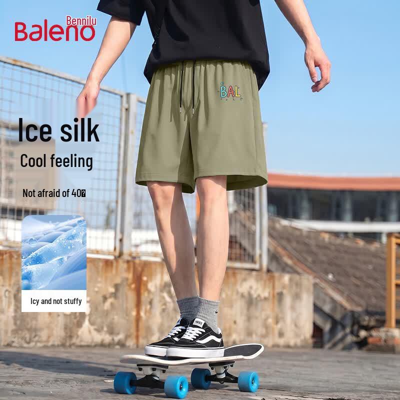 Baleno Men's Ice Silk Casual Shorts