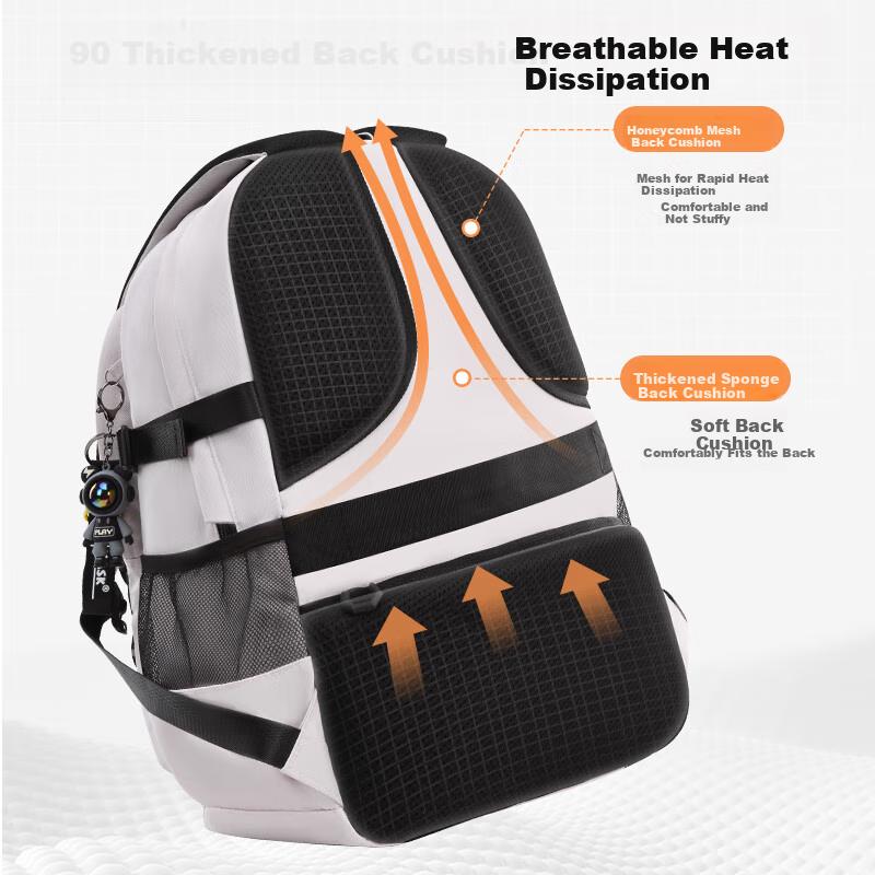 Dishuai Backpack for Middle School Boys, Large Capacity, Stylish Design, Lightweight, Suitable for