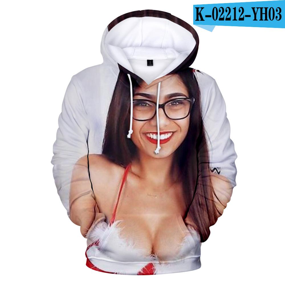 

Хіп-хоп Популярні Зручні Сексуальні Худі Толстовки з 3D-принтом Міа Халіфа Чоловічі/Жіночі Толстовки Дорослі/Дитячі Повсякденні Пуловери 4XL