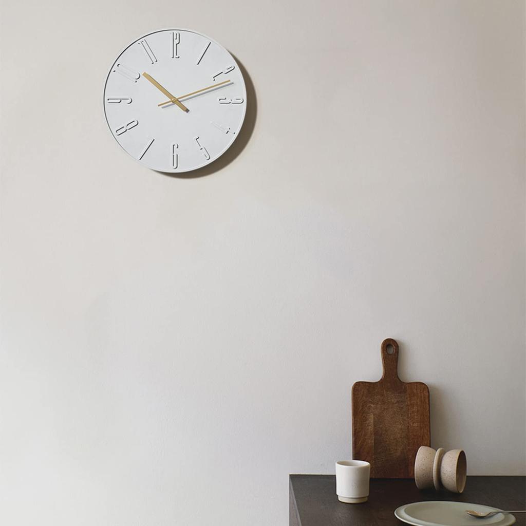 TAHITICA Wall Continuous Second Wall Grandfather Nordic Room Living Room Housewarming Stylish Hook Included Clock, Cement, Hand, Silent, Clock, Clock,